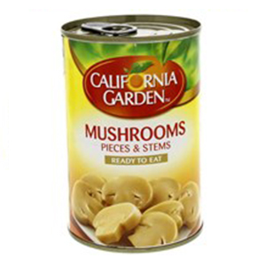California Garden Mushroom Pieces Steam 425GM
