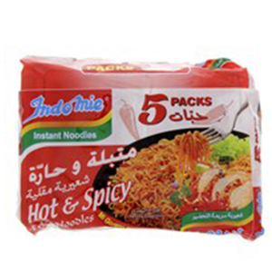 Indomie Hot & Spicy 5X80GM